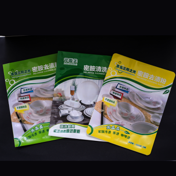 Packaging bag for washing and chemical products