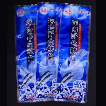 Packaging bag for fresh frozen food